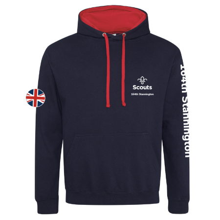 164th Stannington Scouts Group - Contrast Varsity Hoodie®